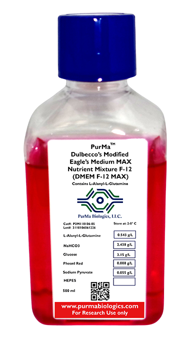 PurMa™ Dulbecco’s Modified Eagle’s Medium/F-12 MAX (DMEM F12-MAX)
